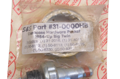 S&S 31-0000HB Crankcase Hardware Kit NOS