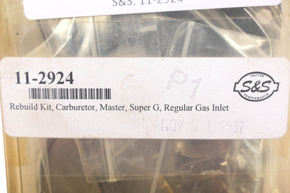 S&S 11-2924 Carburetor Re-Build Kit NOS