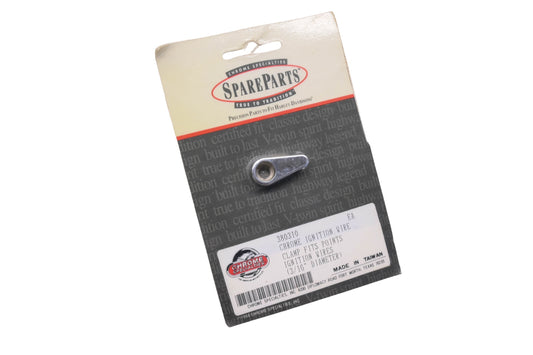 Chrome Specialties 380310 3/16'' Chrome Ignition Wire Clamp NOS