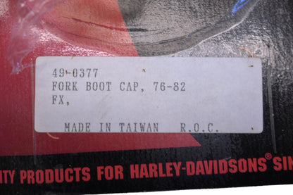 Biker's Choice 49-0377 Fork Boot Cap Set NOS
