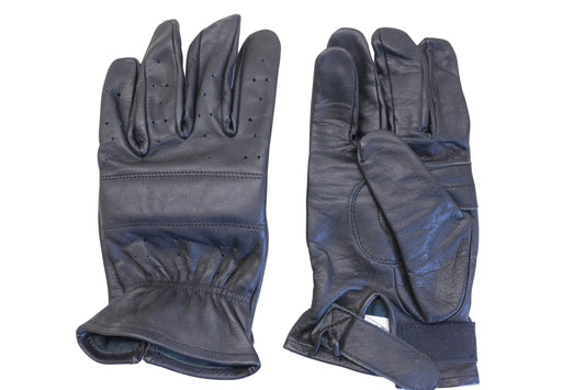 Custom Chrome 10-438 Large Traditional Gauntlet Leather Gloves NOS