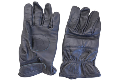 Custom Chrome 10-438 Large Traditional Gauntlet Leather Gloves NOS