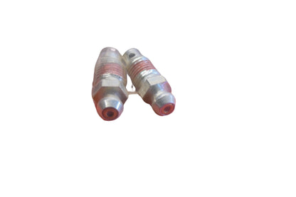 Mustang MS023-6 Red Brake Bleeder Valves NOS