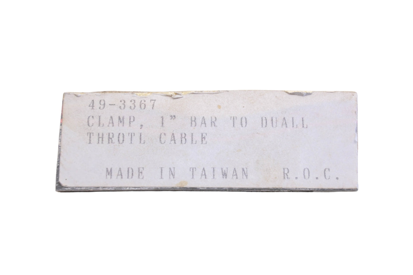 Biker's Choice 49-3367 1'' Bar To Dual Throttle Cable Clamp NOS