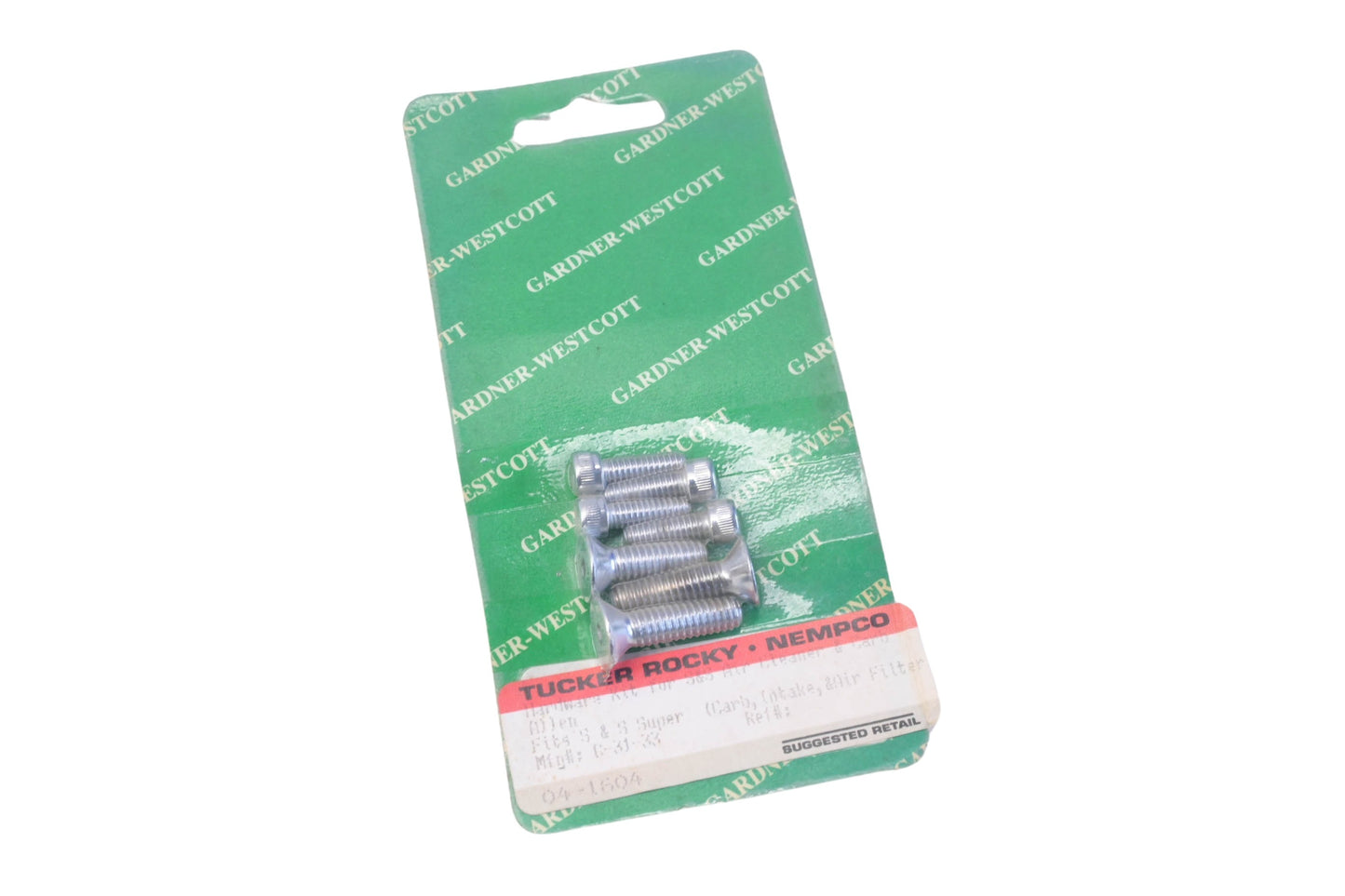 Gardner-Westcott 04-1604, C-31-33 Air Cleaner & Carburetor Hardware Kit NOS