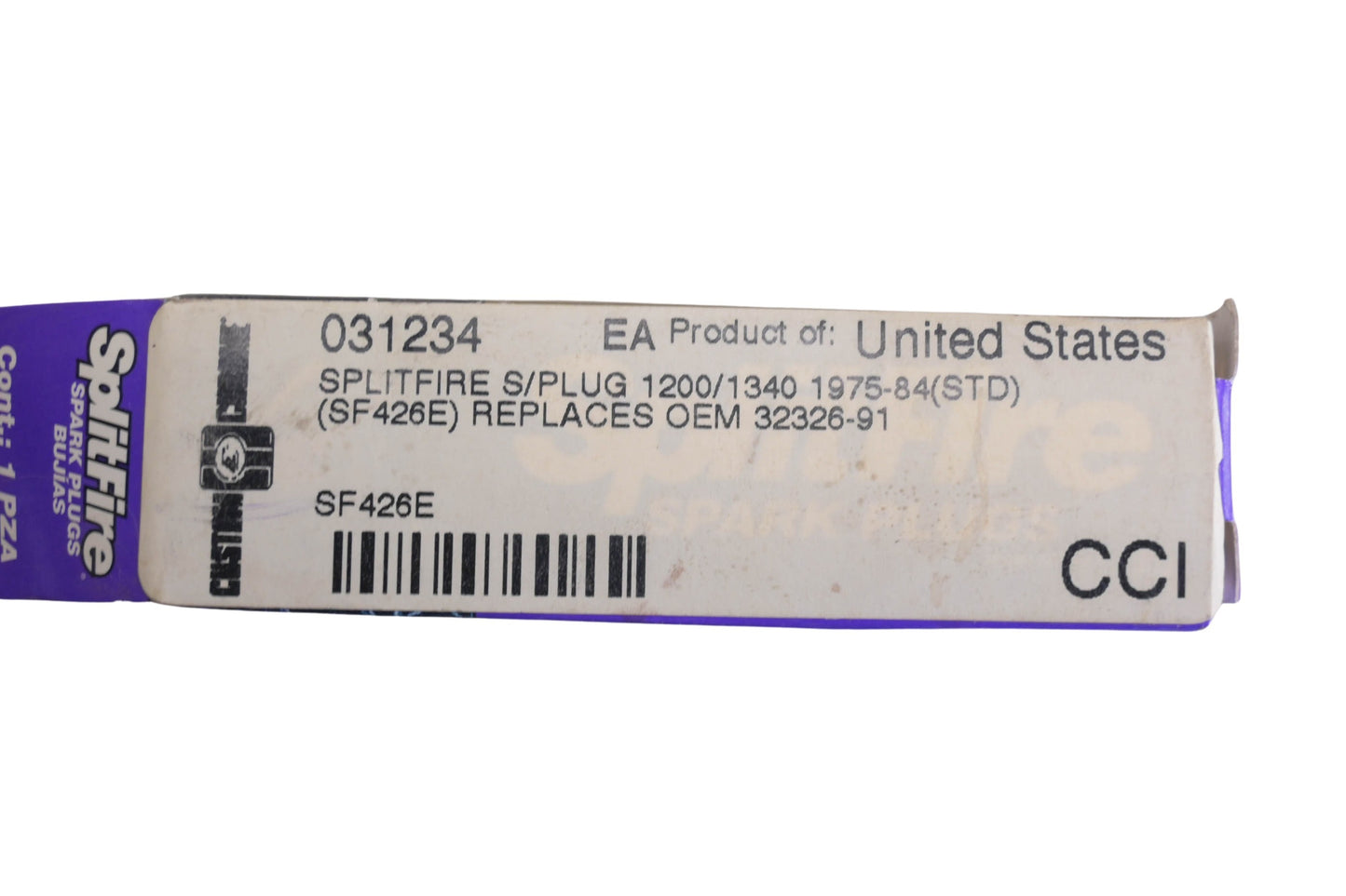 SplitFire 031234, 32326-91, SF 426E Spark Plug NOS