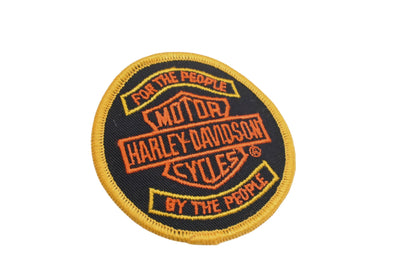 New OEM Harley Davidson MS024-12 For The People By The People' Iron On Patch NOS