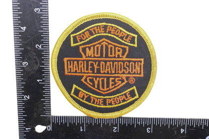 New OEM Harley Davidson MS024-12 For The People By The People' Iron On Patch NOS