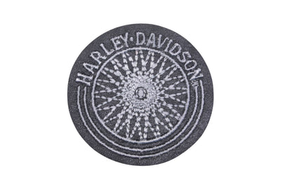 New OEM Harley Davidson MS024-15 Harley Davidson' Wheel Spoke Logo Iron On Patch NOS