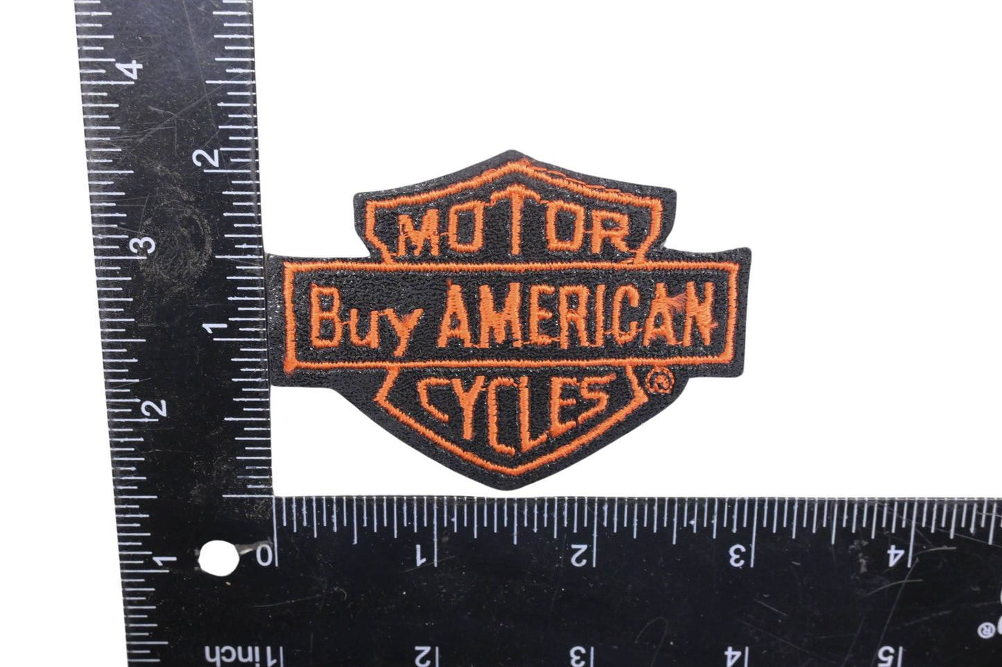 New OEM Harley Davidson MS024-16 Buy American Motorcycles' Iron On Patch NOS