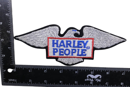 New OEM Harley Davidson MS024-19 Harley People' Iron On Patch NOS