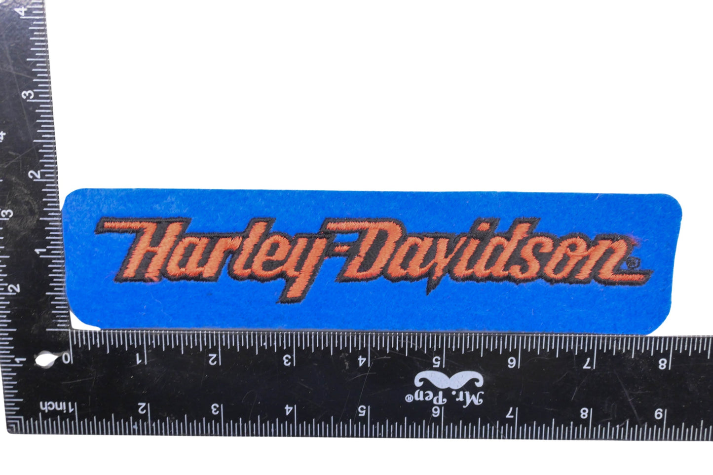 New OEM Harley Davidson MS024-20 Harley Davidson' Bar Logo Iron On Patch NOS