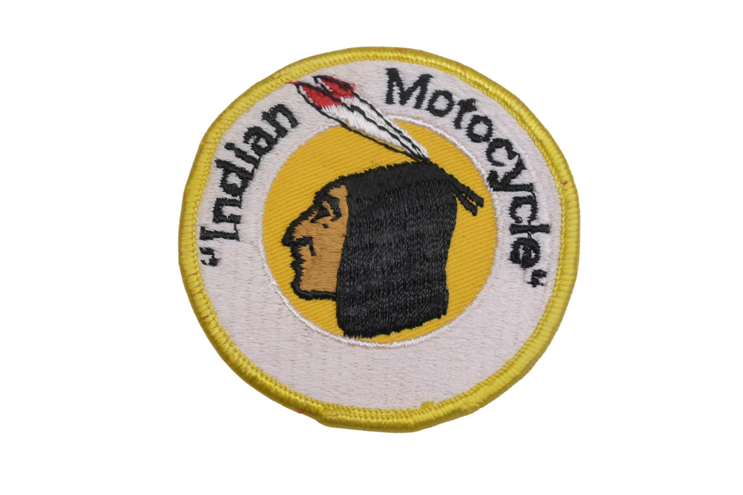 Aftermarket MS024-24 Indian Motorcycle Logo Iron On Patch NOS