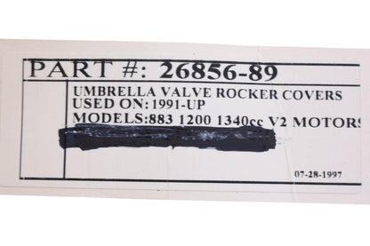 Custom Chrome 26856-89, 04-5498 Umbrella Valve Rocker Covers Qty 5 NOS