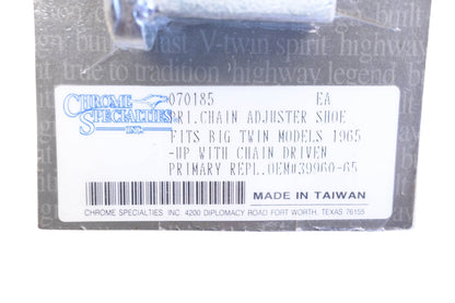 Chrome Specialties 070185, 39960-65 Chain Adjuster Shoe NOS
