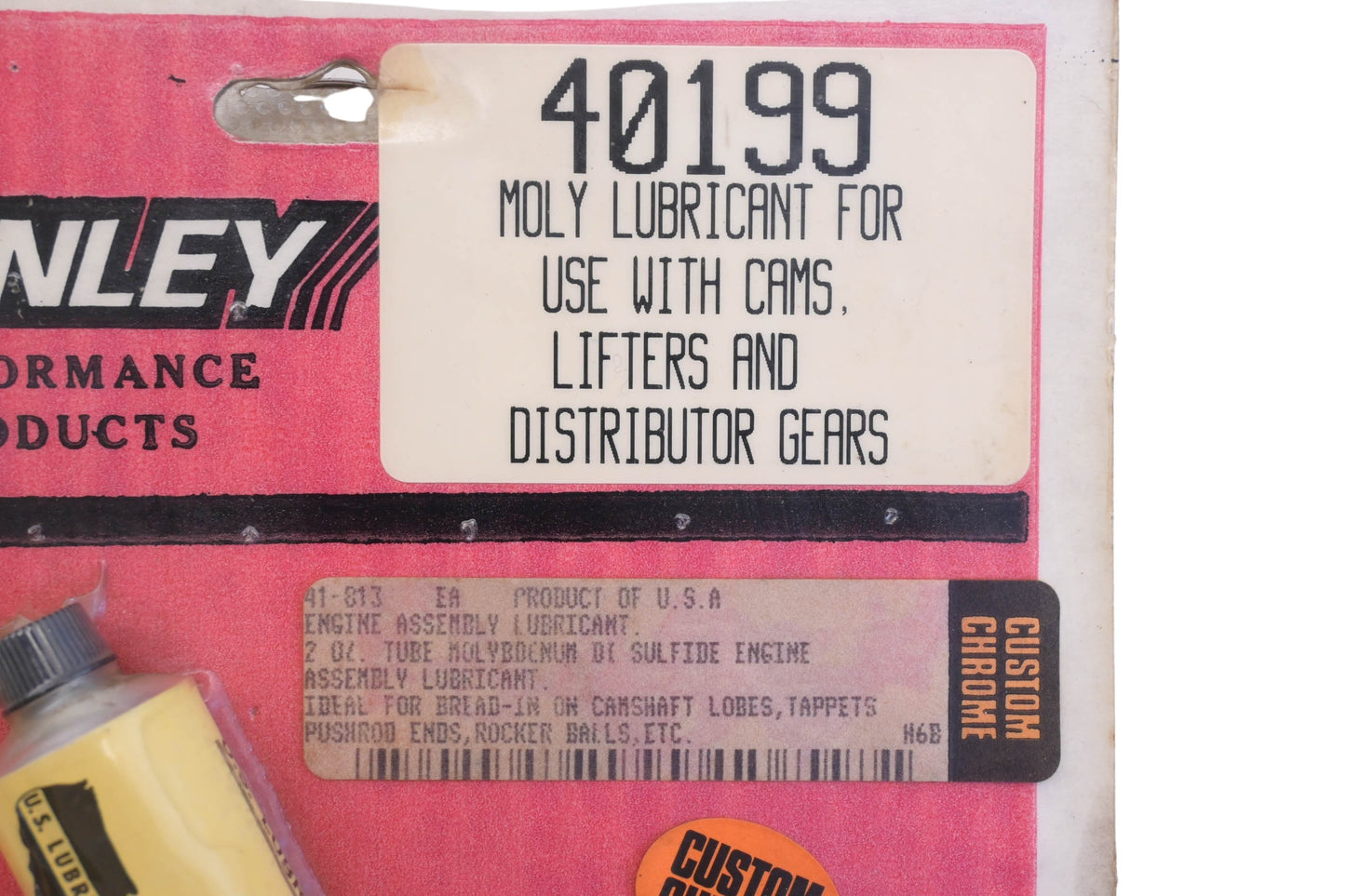 Manley 40199, 41-813 Engine Assembly Lubricant NOS