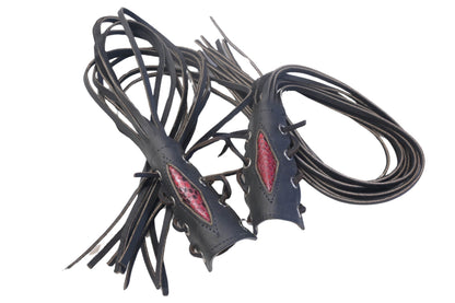 Kerr 09-3179, 09 3179, 093179 Leather & Red Snake Inlay Lever Cover kit NOS