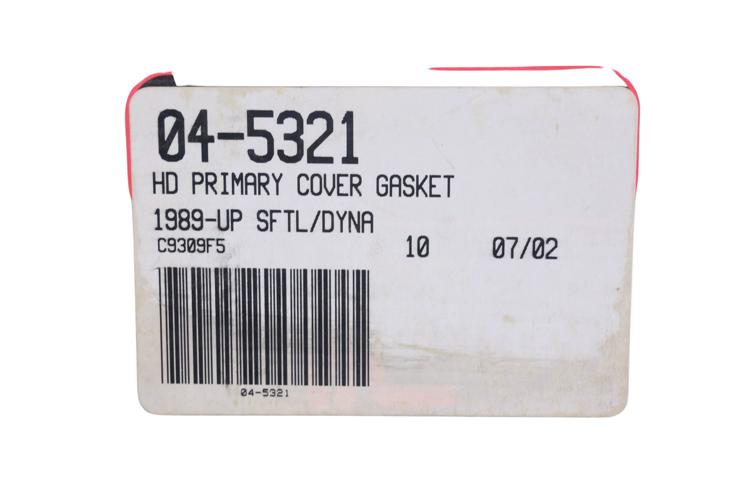 Tucker Rocky 04-5321, C9309F5 Primary Cover Gasket NOS