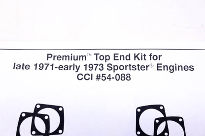 Custom Chrome 54088, 17030-72, 54-088 Top End Gasket Kit NOS