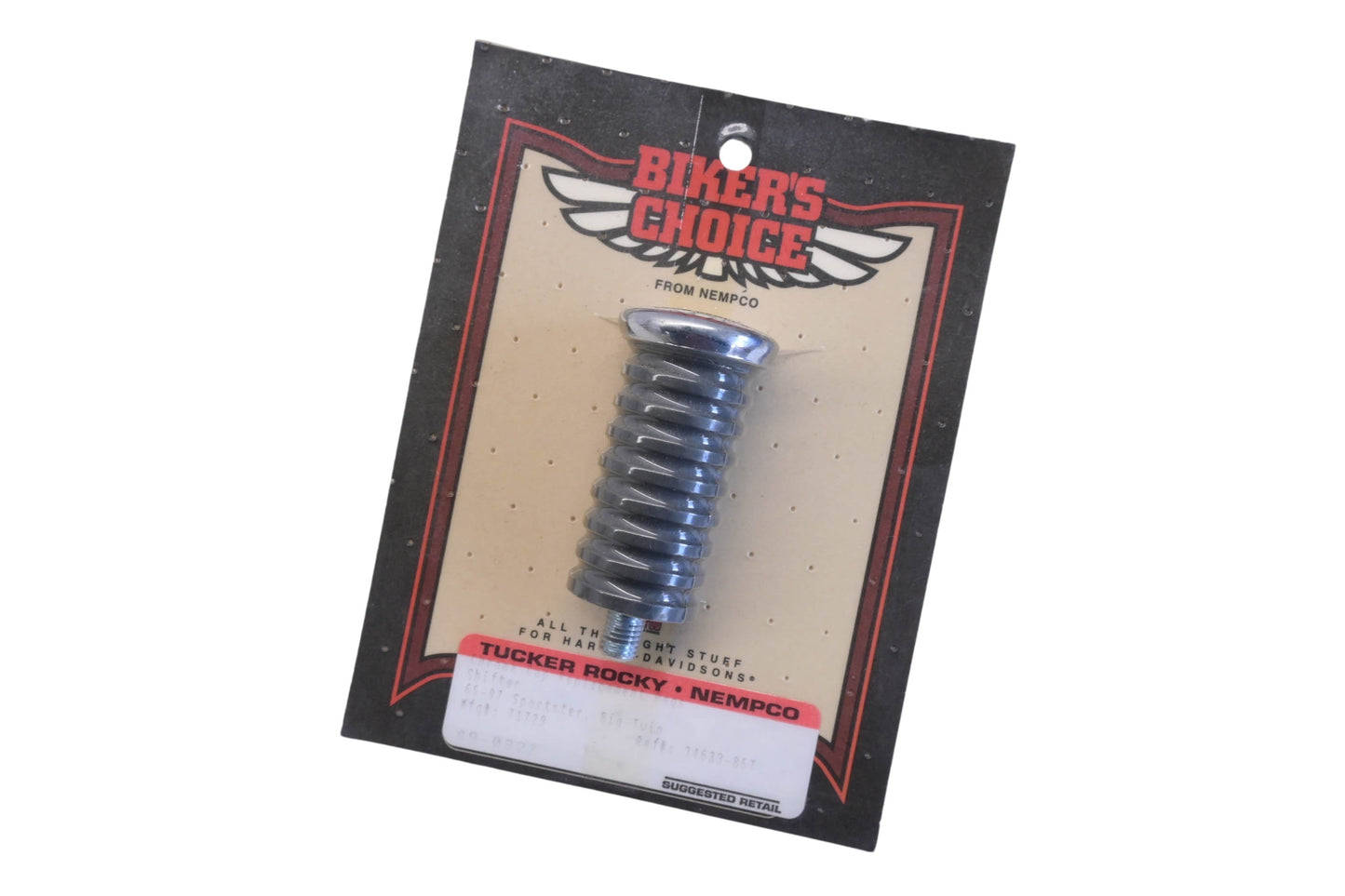 Tucker Rocky 49-0827, 71729, 34633-85T Chrome Cap Shifter Peg NOS