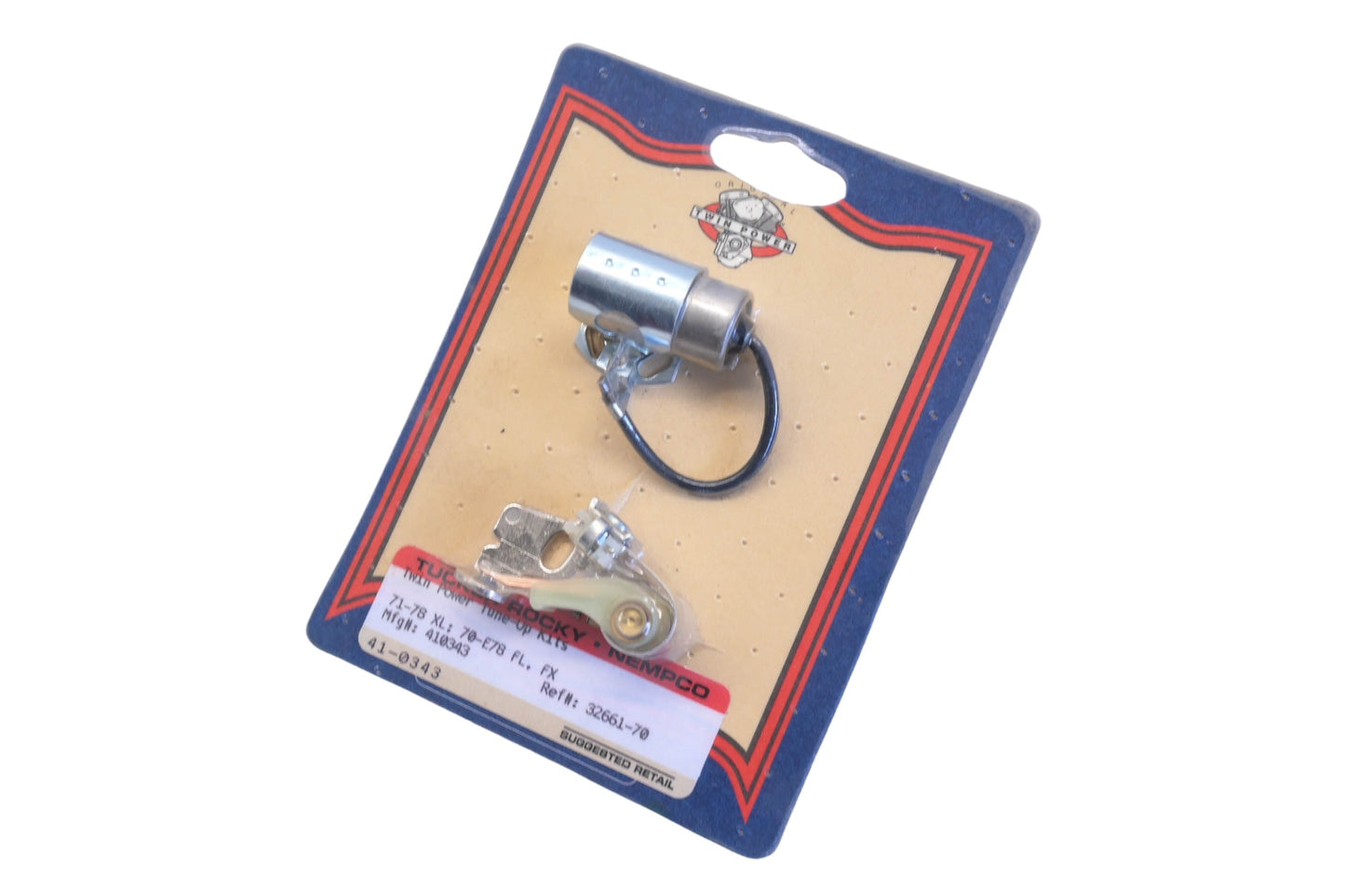 Tucker Rocky 41-0343, 32661-70 Twin Power Tune-Up Kit NOS