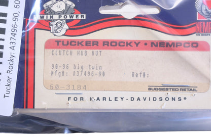 Tucker Rocky 60-3184, A37496-90 Twin Power Clutch Hub Nut NOS