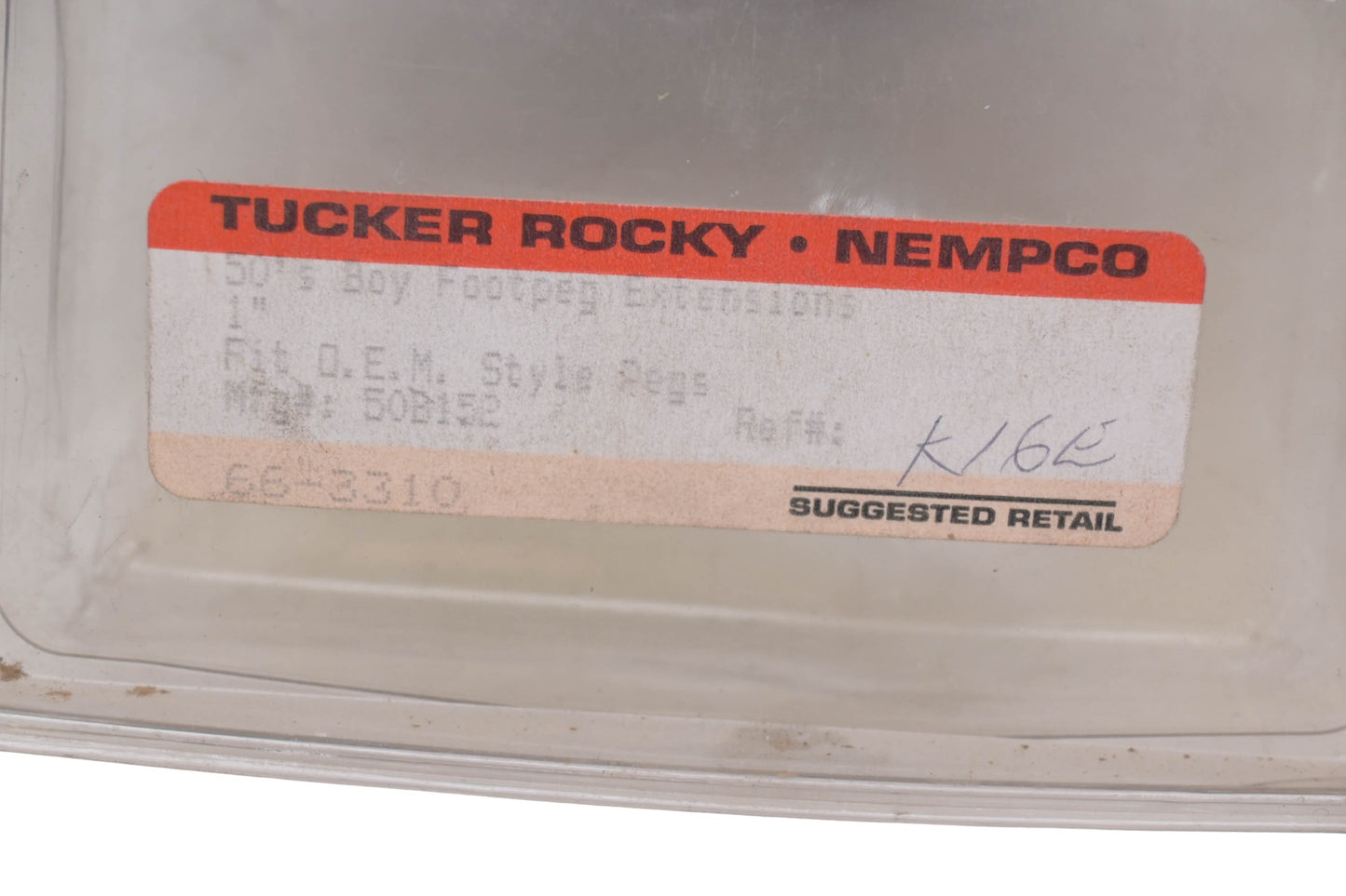 Tucker Rocky 66-3310, 50B152 50's Boy Footpeg Extension Kit NOS