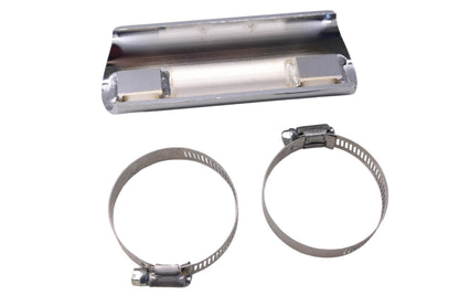 Custom Chrome 78-387 Value Line Chrome Billet Heat Shield 6'' Ball Milled Kit NOS