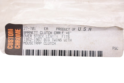 Custom Chrome 27-701 Barnett 43'' Clutch Cable NOS