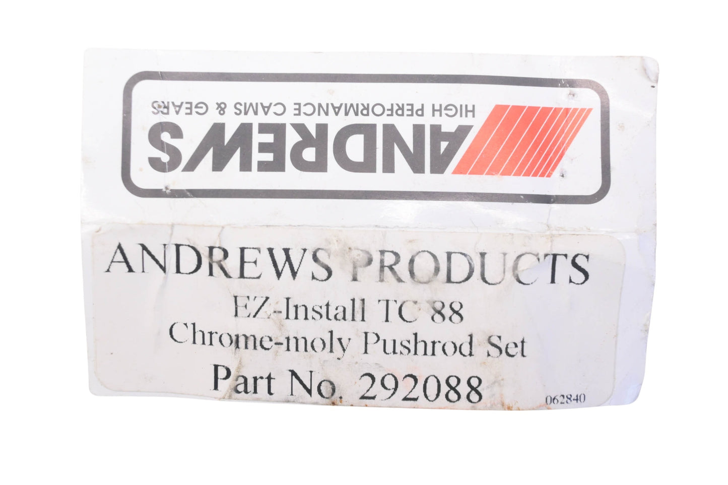 Andrews High Performanc 292088 Chrome-moly Pushrod Set NOS