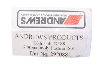 Andrews High Performanc 292088 Chrome-moly Pushrod Set NOS