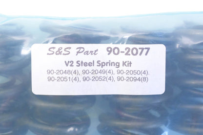 S&S Proven Performance 90-2077 V2 Steel Spring Kit NOS