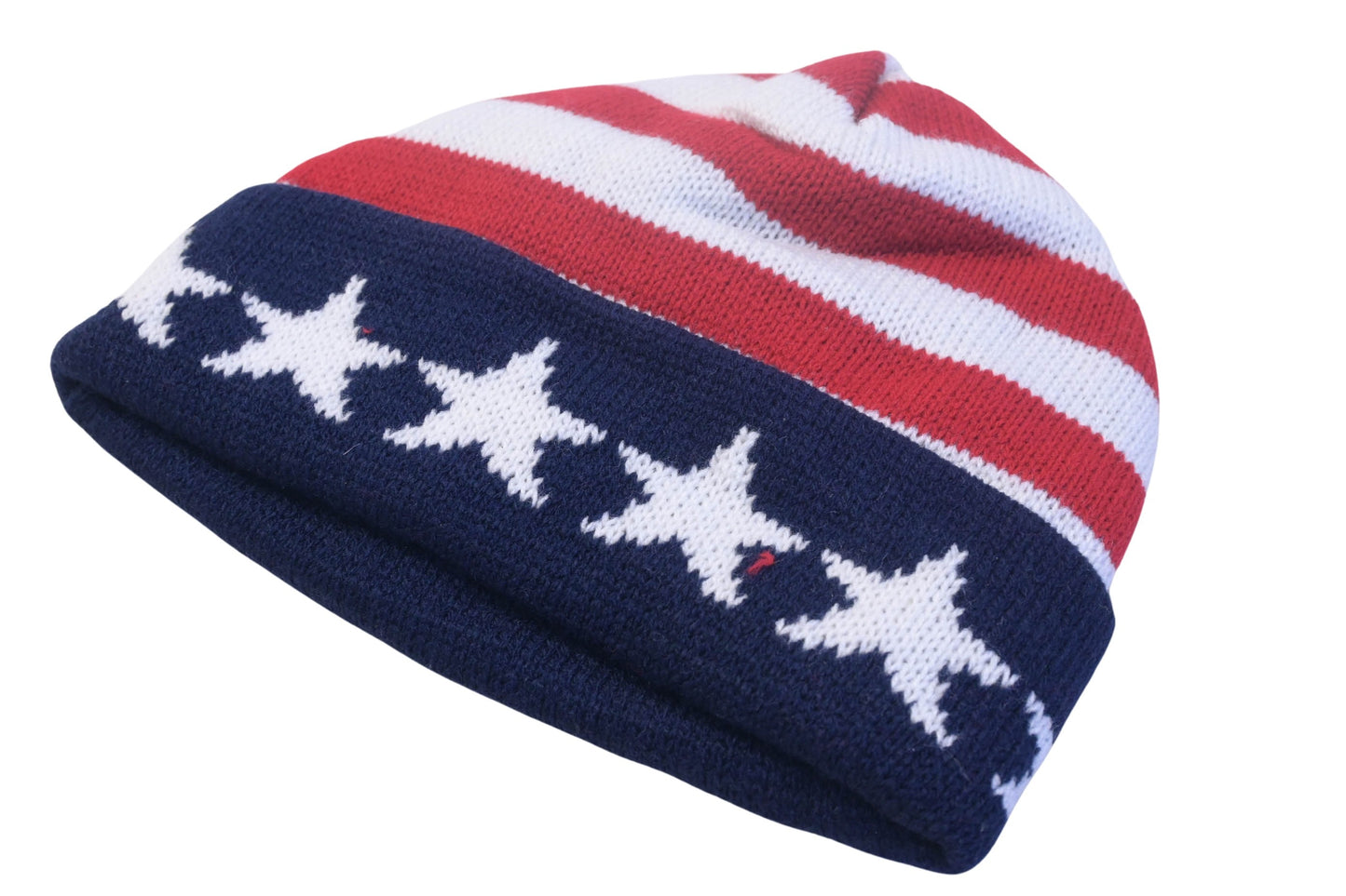 New York Hat & Cap Co. 11647 Stars & Stripes Beanie NOS