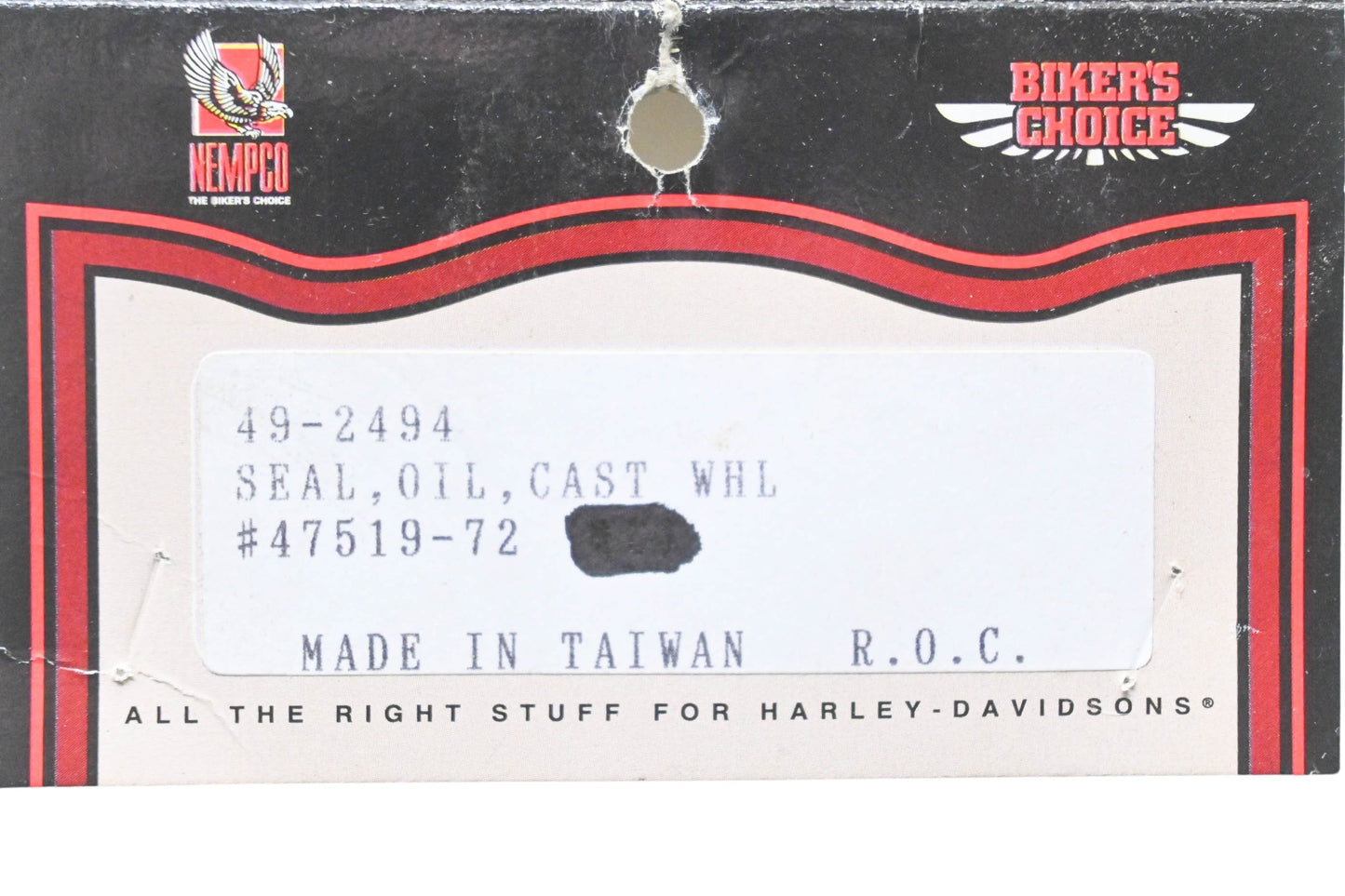 Biker's Choice 49-2494, 47519-72 Oil Seal NOS