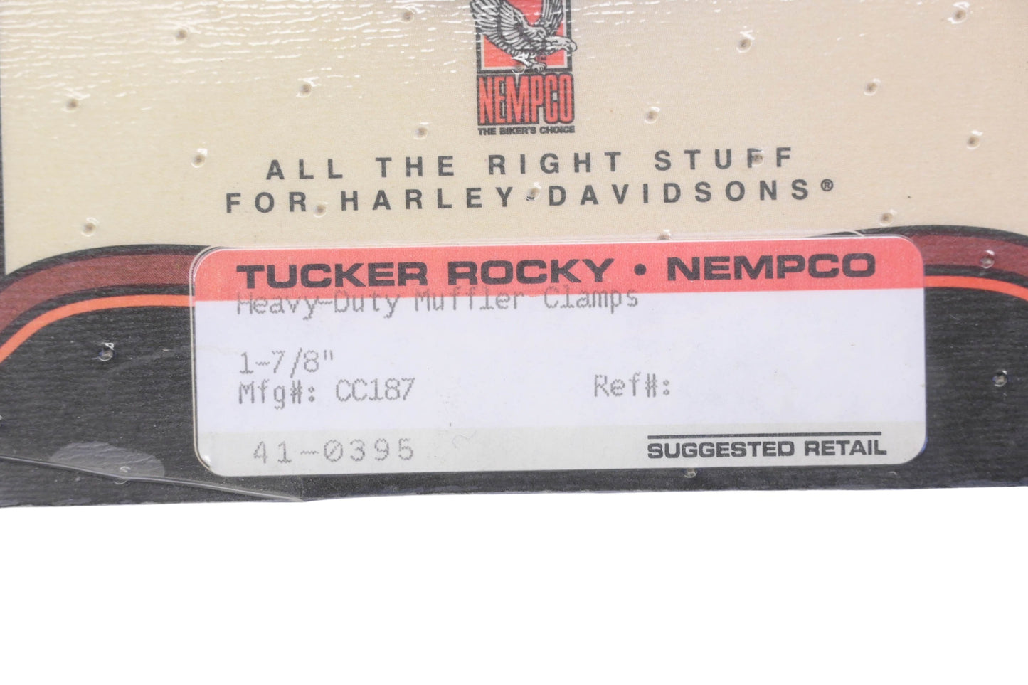 Bikers Choice 41-0395, CC187 1 7/8'' Heavy-Duty Muffler Clamp NOS