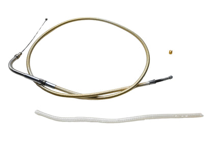 Custom Chrome 45220, 56355-96 Magnum Sterling Chromite Braid Ignition Wire Kit NOS