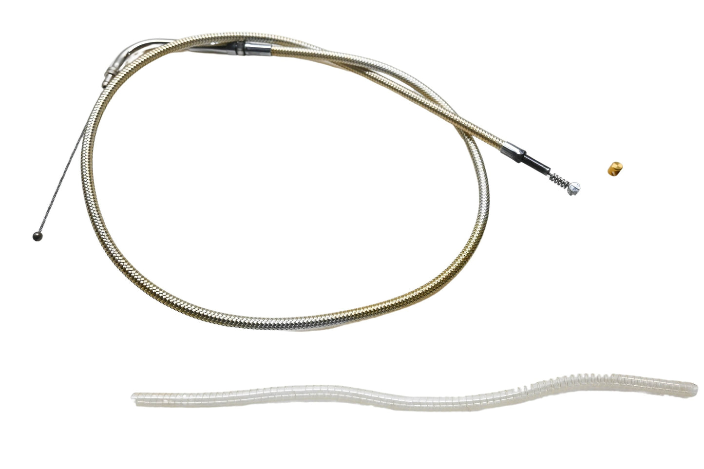 Custom Chrome 45220, 56355-96 Magnum Sterling Chromite Braid Ignition Wire Kit NOS