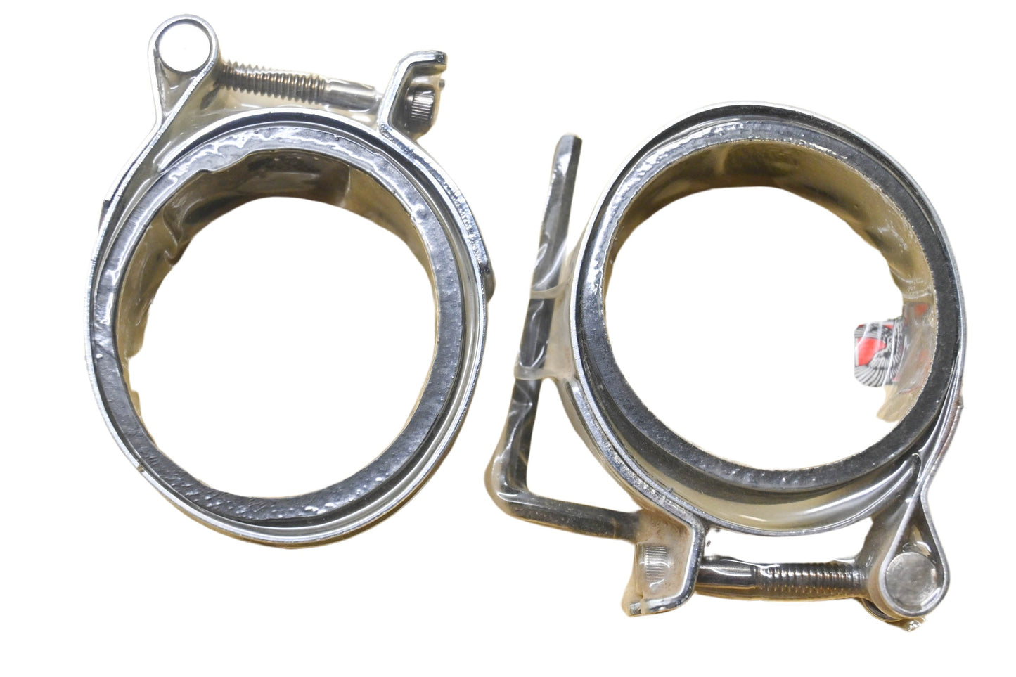 Biker's Choice 49-0601, 27063-78/80 Chrome Steel Clamp Kit NOS