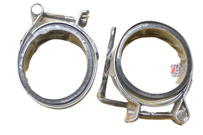 Biker's Choice 49-0601, 27063-78/80 Chrome Steel Clamp Kit NOS