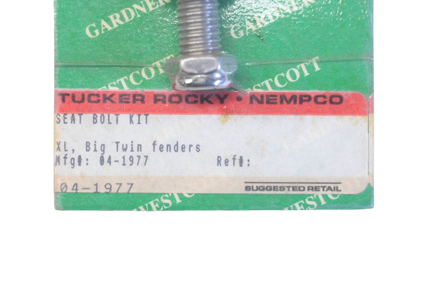 Gardner-Westcott 04-1977, 041977 Seat Bolt Kit NOS