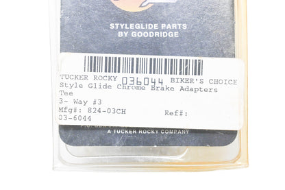 Goodridge 03-6044, 824-03CH Chrome Brake Adapter NOS