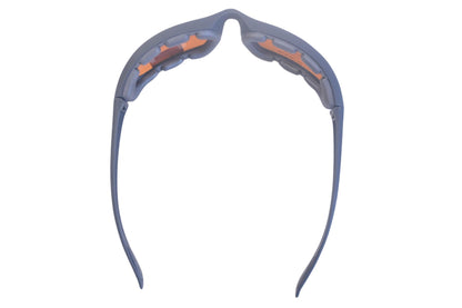 Maxx Sunglasses IM012-7 Black Frame Amber Tinted Foam Padded UV400 Driving Glasses NOS