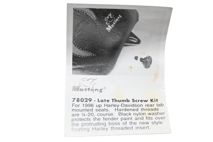Mustang 78029 Seat Thumb Screw Kit NOS