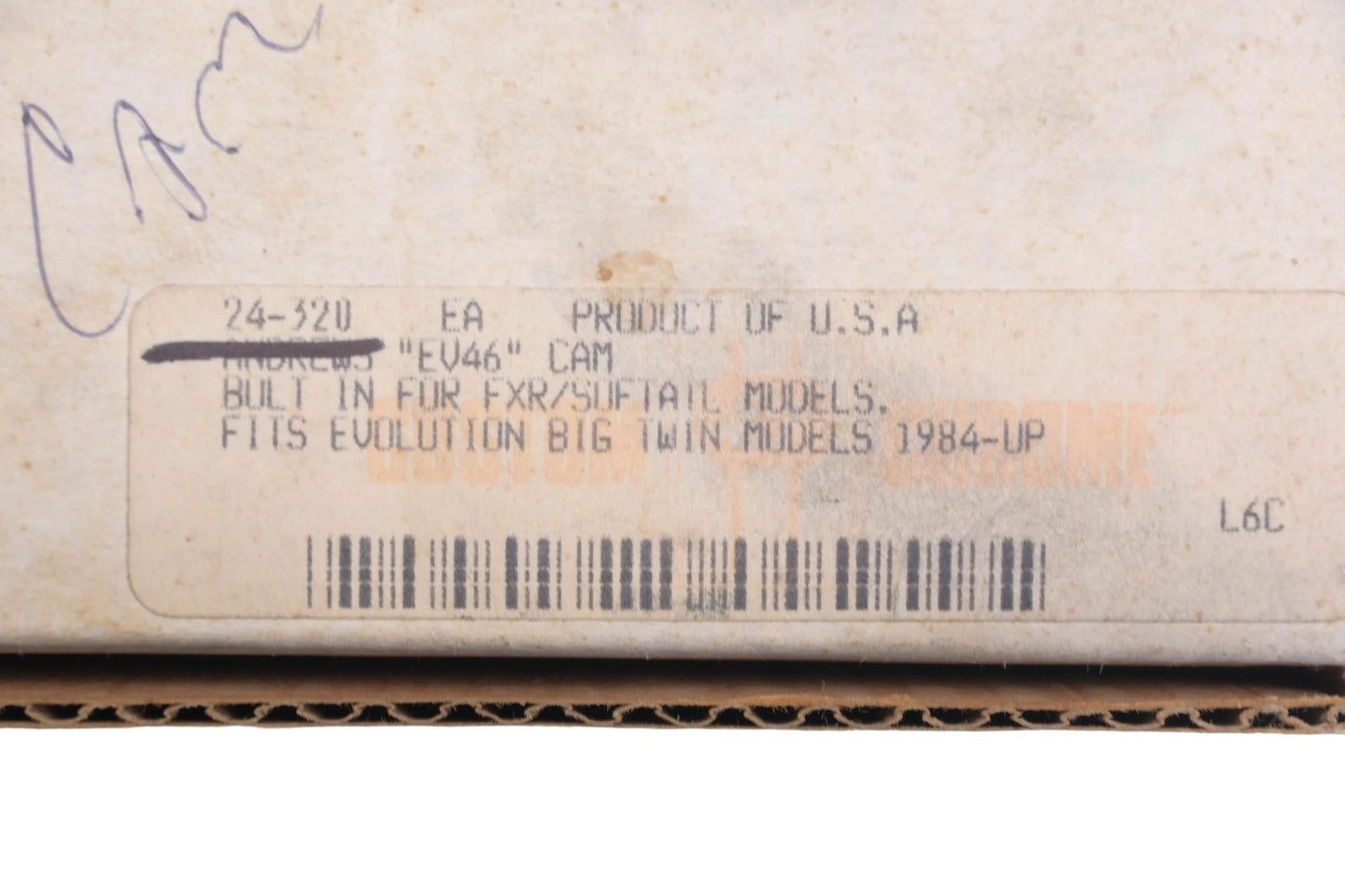 Andrews Products 24-320, 291146, 291127 EV46 Cam NOS