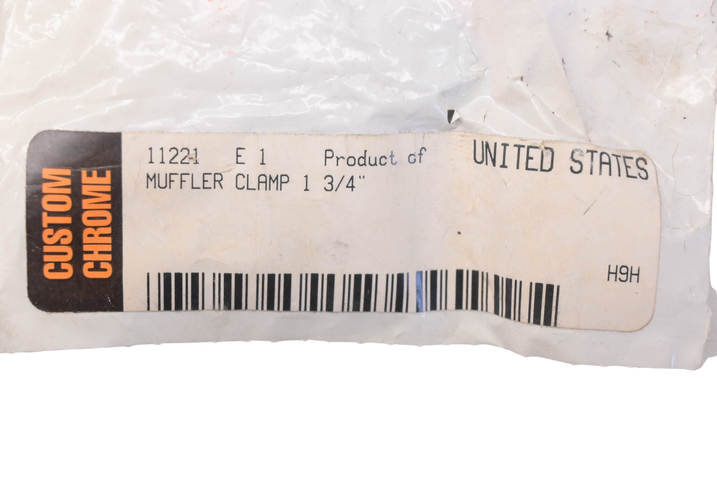 Custom Chrome 11221, 11-221 1 3/4'' Muffler Clamp Kit NOS