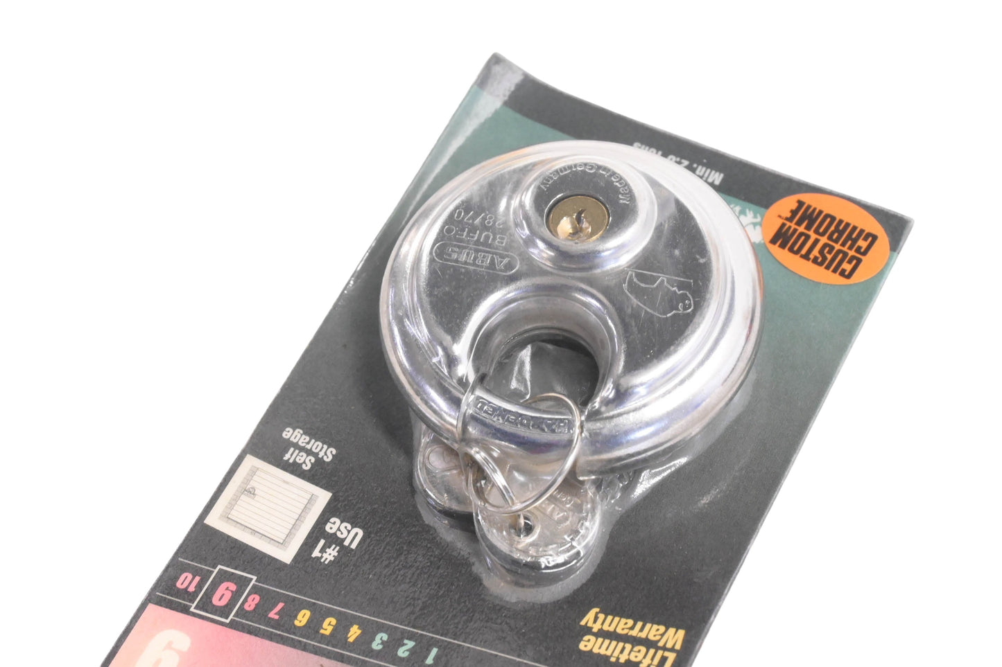ABUS 28011, 19631, 19-631 Stainless Steel Padlock Kit NOS
