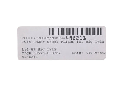 Tucker Rocky 49-8211, 37975-84A Twin Power Steel Plate Kit NOS