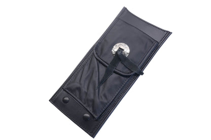Custom Chrome 25797, 25-797 Black Leather Tank Panel & Storage Pouch NOS