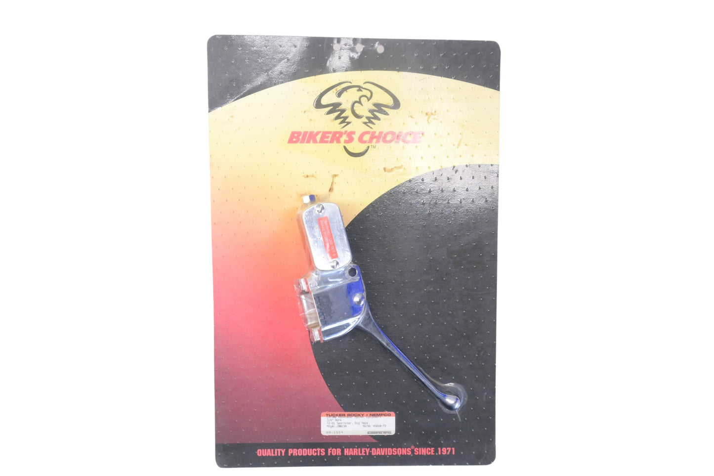 Bikers Choice 60-1554, 20023A, 45010-73 Chrome Handlebar Master Cylinder NOS