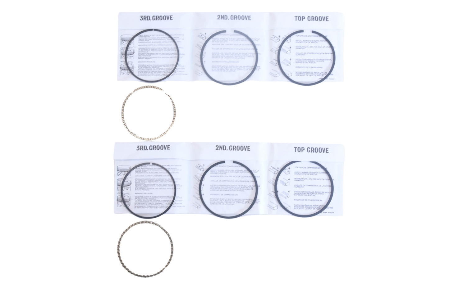 Hastings 23110, 23-110, 61645 STD Piston Ring Kit NOS